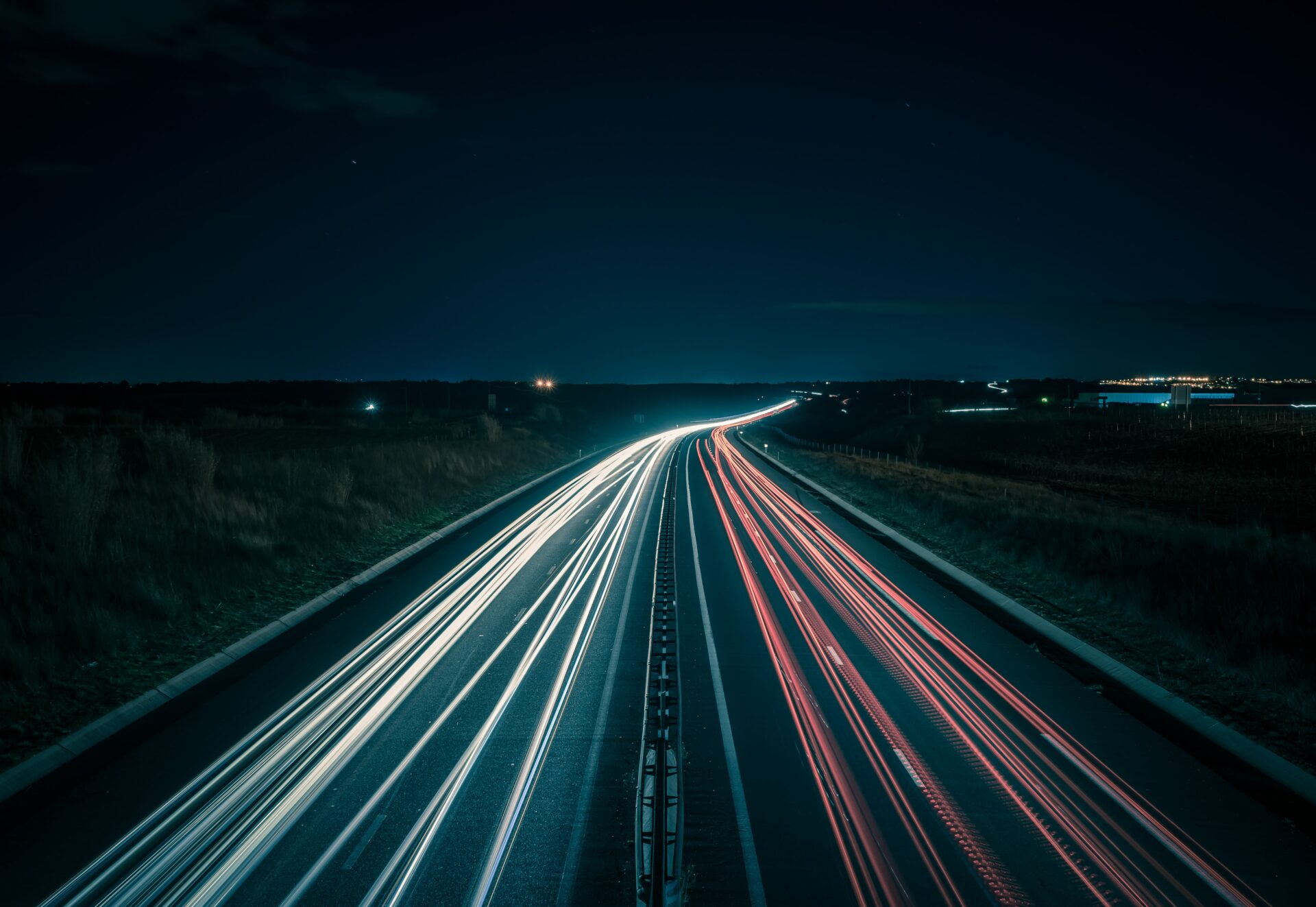 Motorway At Night