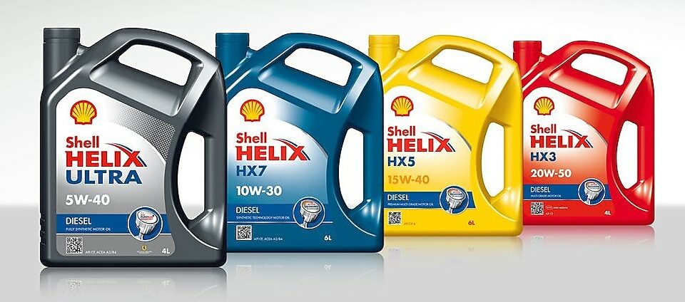 Shell Helix Diesel Pack Shots