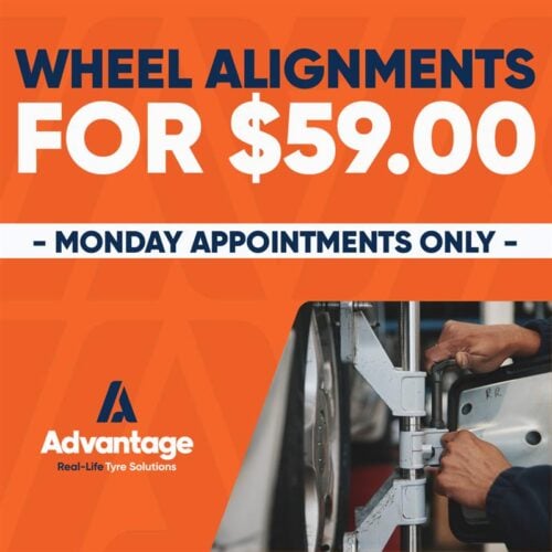 $59.00 Wheel Alignment Mondays!