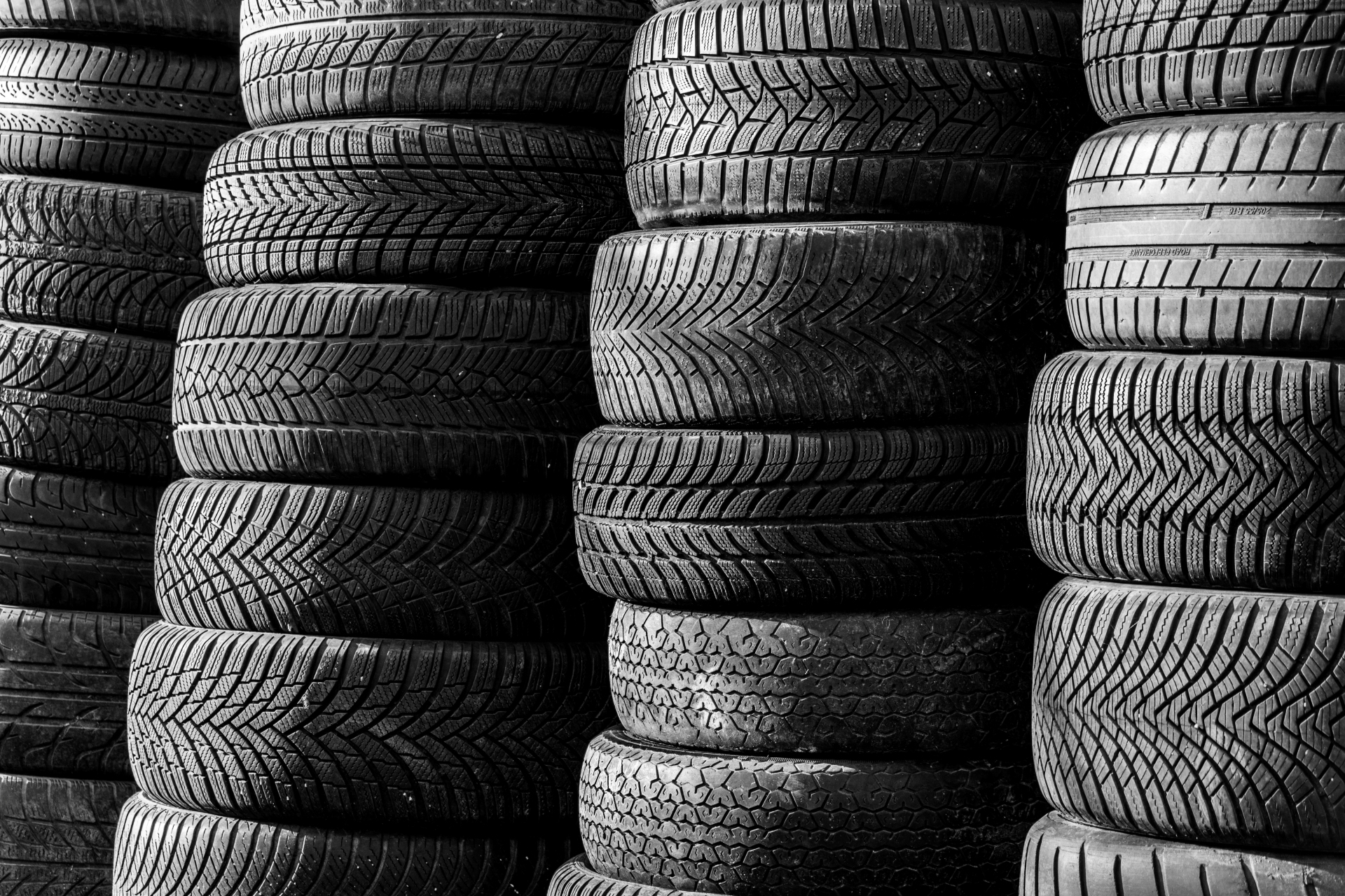 Stacks Of New Tyres