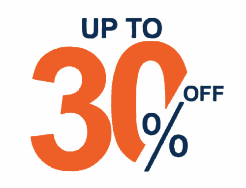 Up To 30% Off Sale