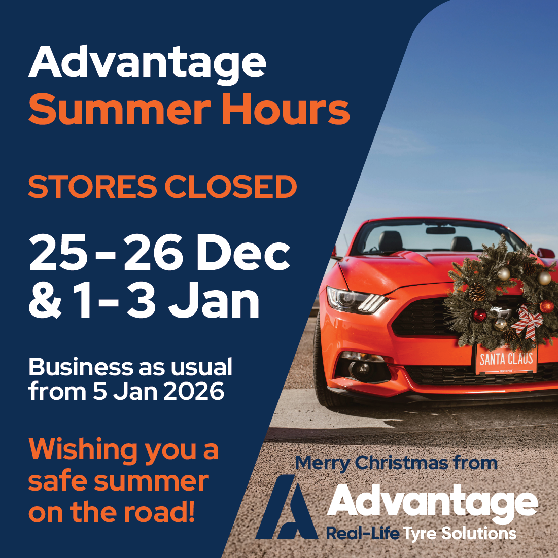 Advantage Popup Christmas 2025